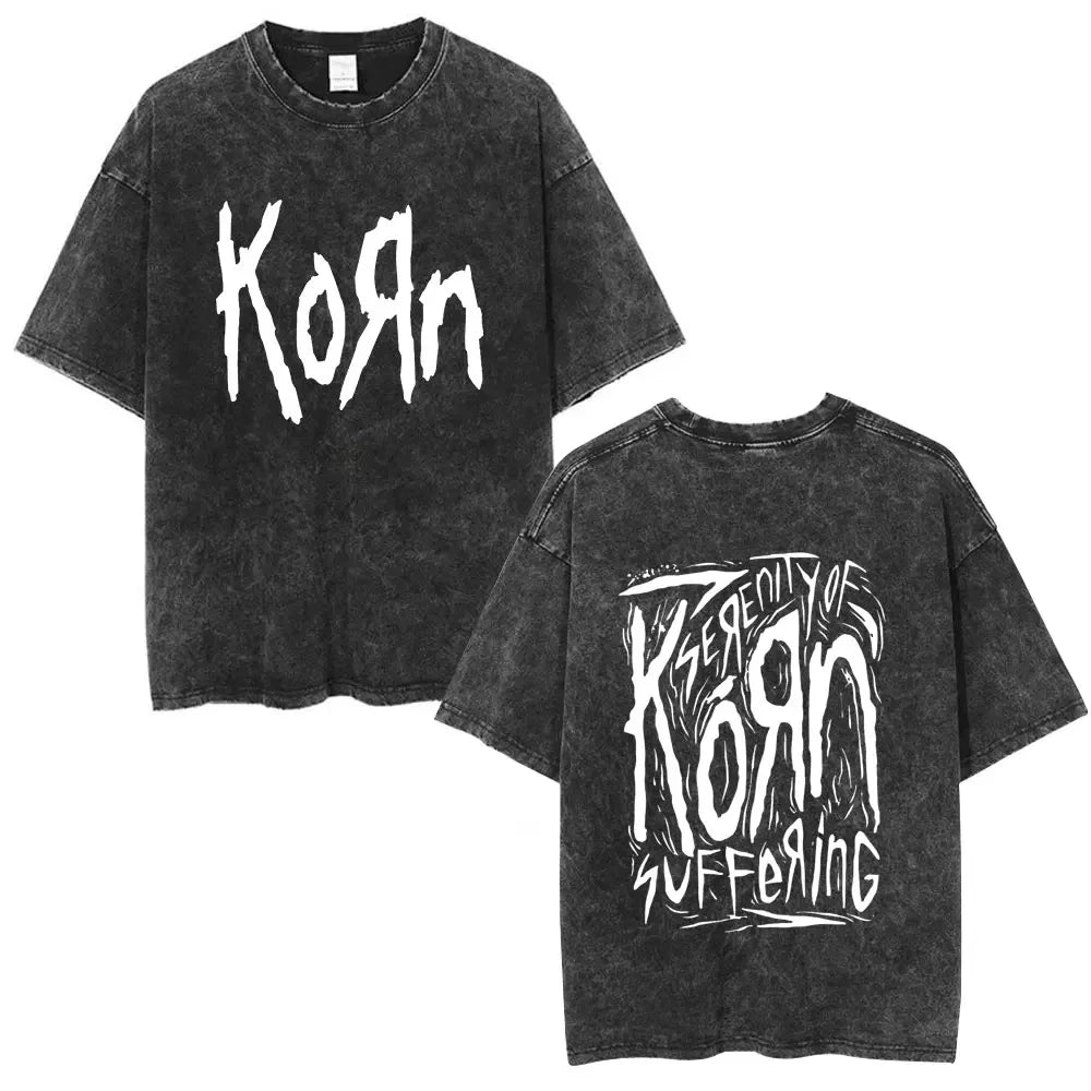 NEXT STREET Korn Distressed Tour TEE