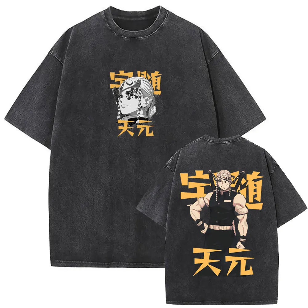 NEXT STREET Washed Demon Slayer TEE