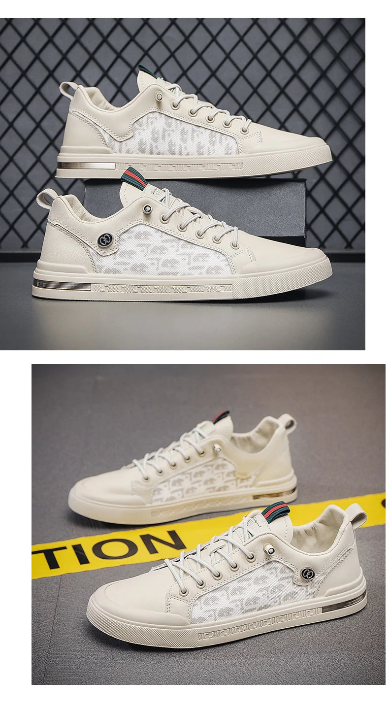 NEXT STREET White Flux Skate Sneakers