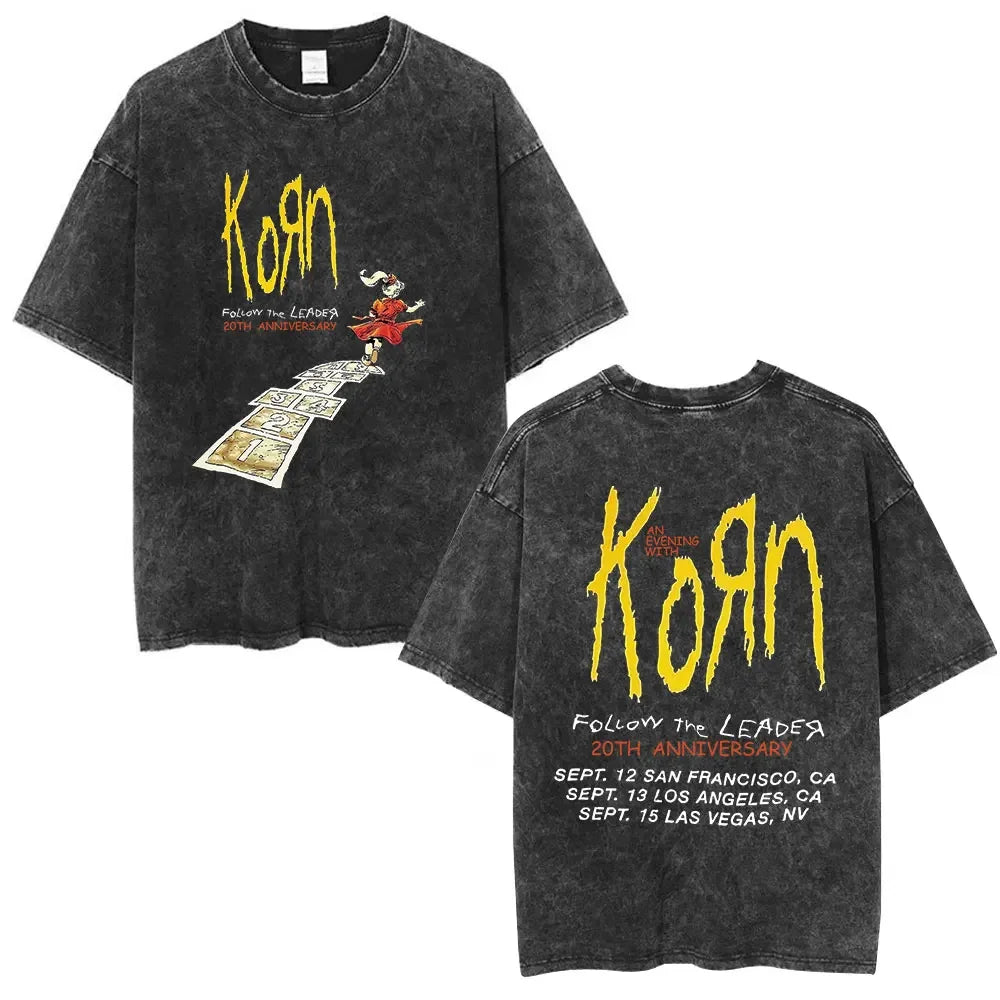 NEXT STREET Korn Distressed Tour TEE