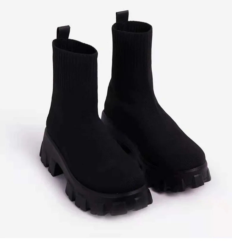 NEXT STREET Gravity Knit Platform Sneakers