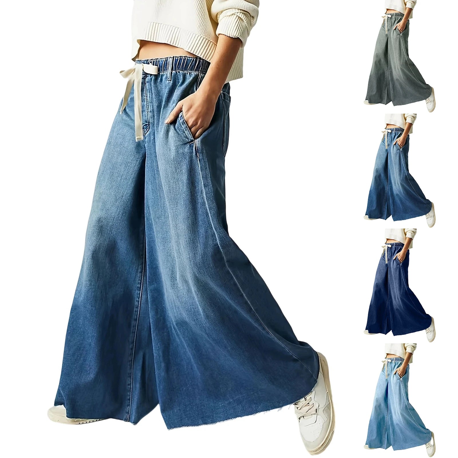 NEXT STREET High-Waist Wide Leg Jeans