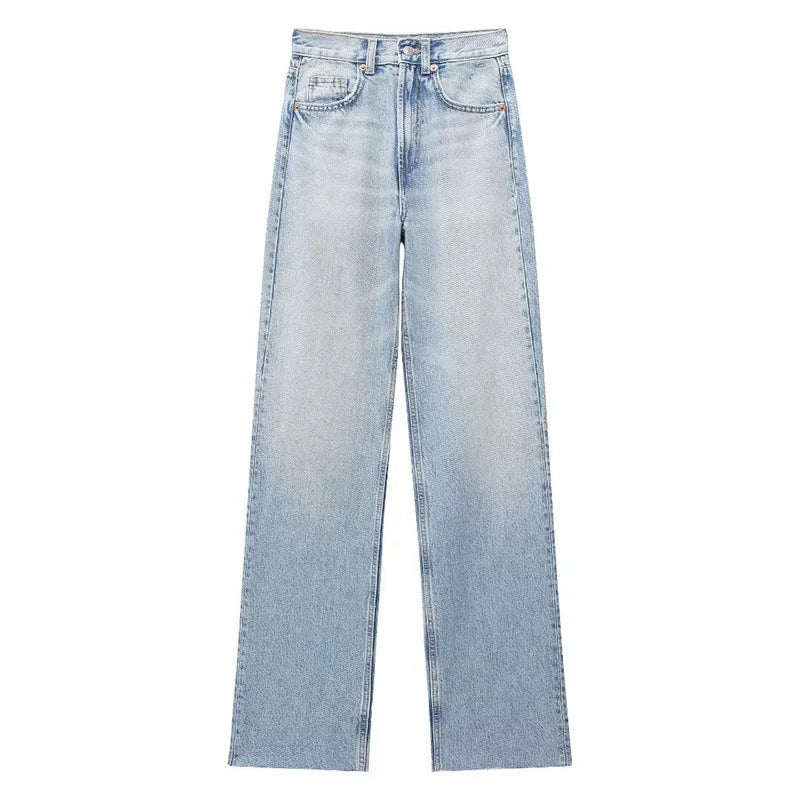 NEXT STREET Worn High Waist Jeans