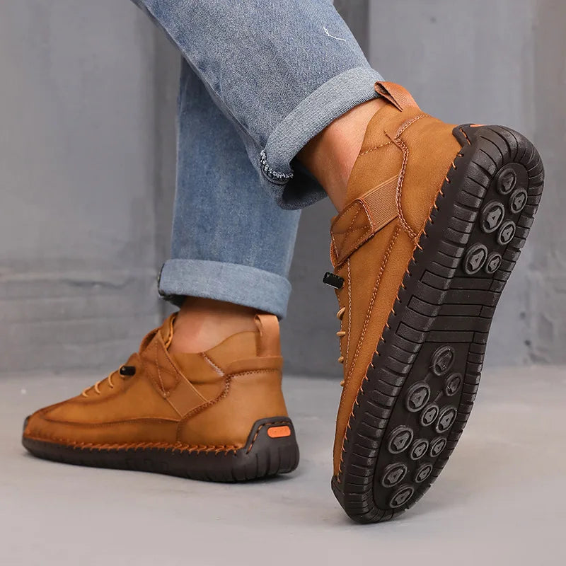 NEXT STREET Nude Stitch Mid-Top Boots