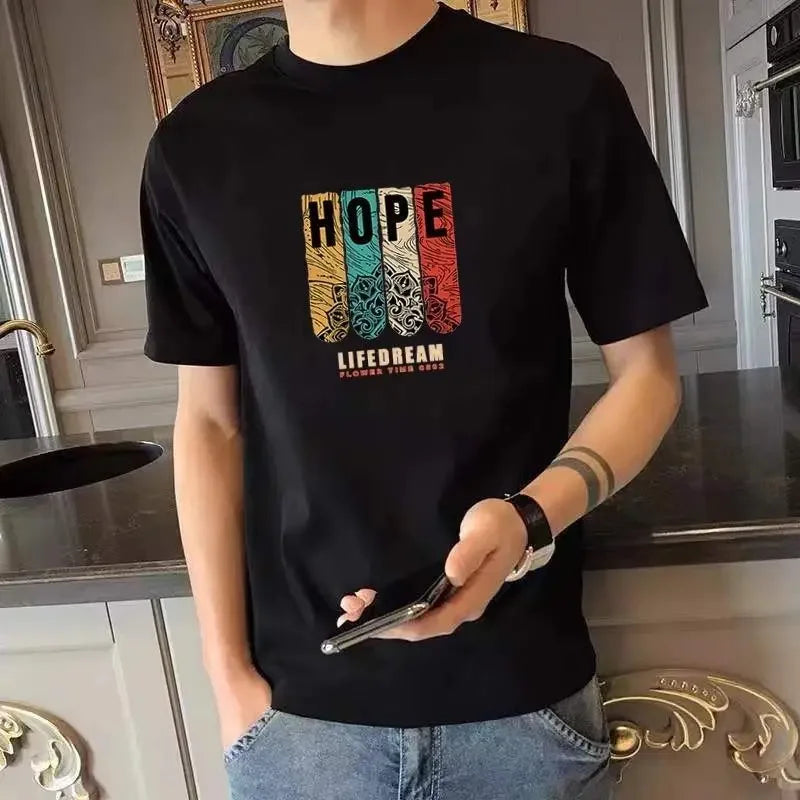 NEXT STREET Harajuku Print Tech TEE