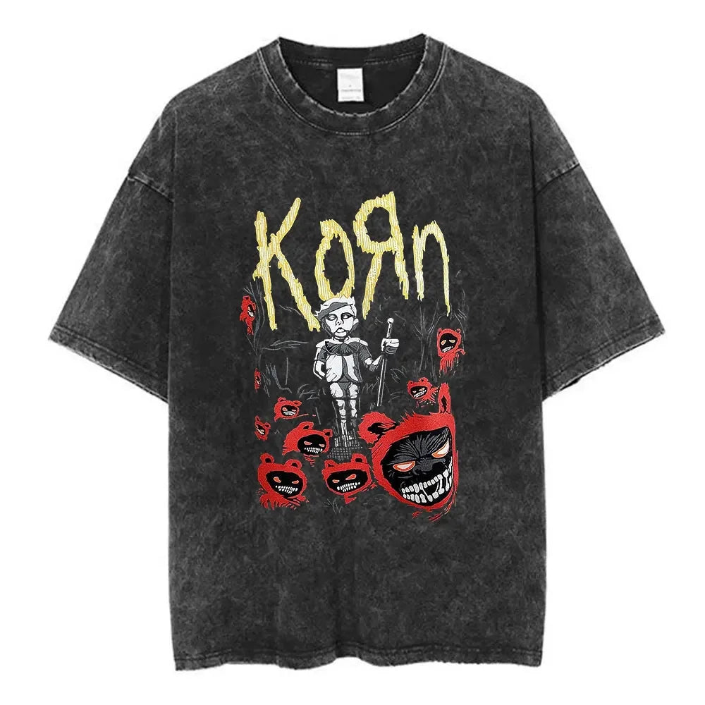 NEXT STREET Korn Distressed Tour TEE