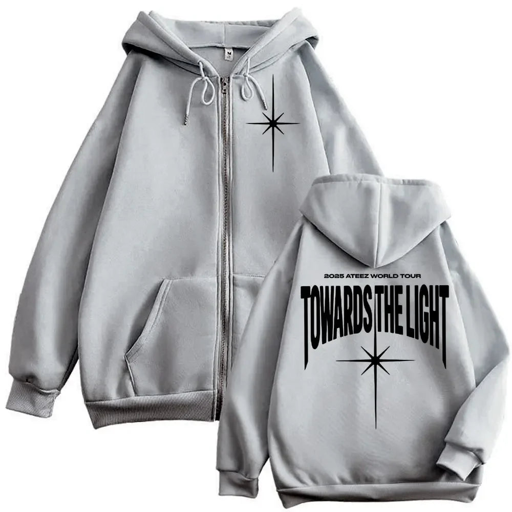 NEXT STREET ATEEZ World Tour Tech Zipper Hoodie