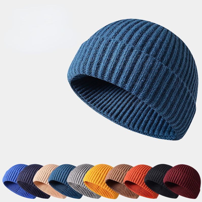 NEXT STREET Solid Knit Hip Hop Cap
