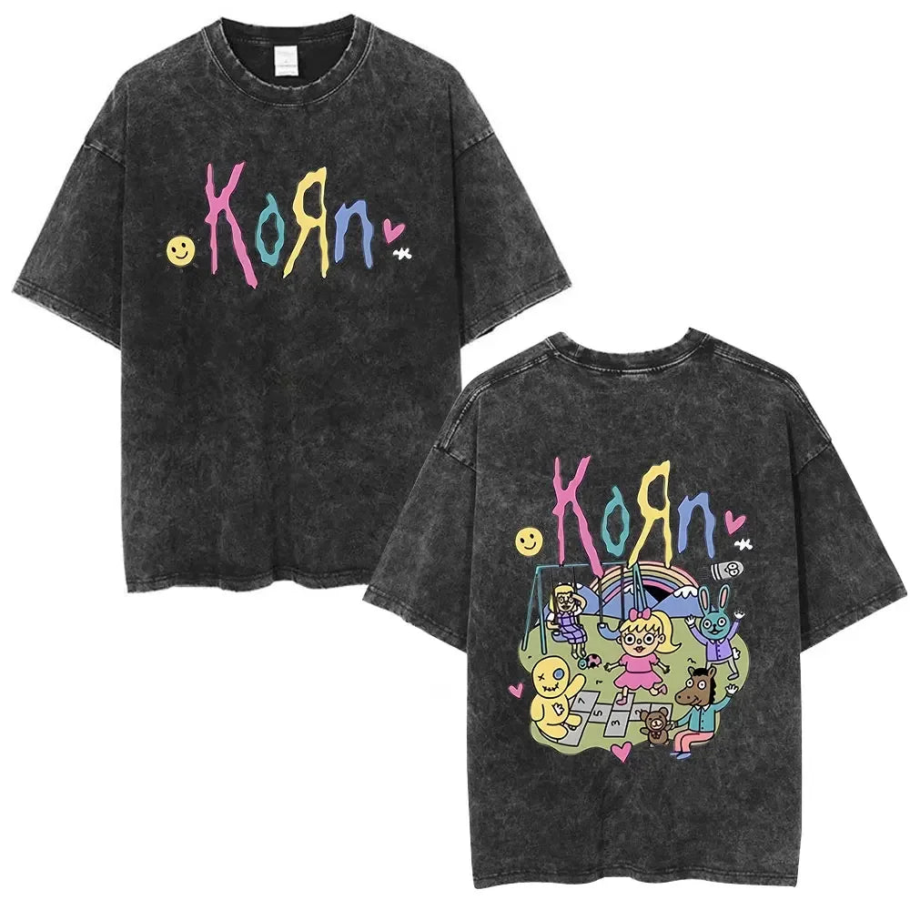 NEXT STREET Korn Distressed Tour TEE