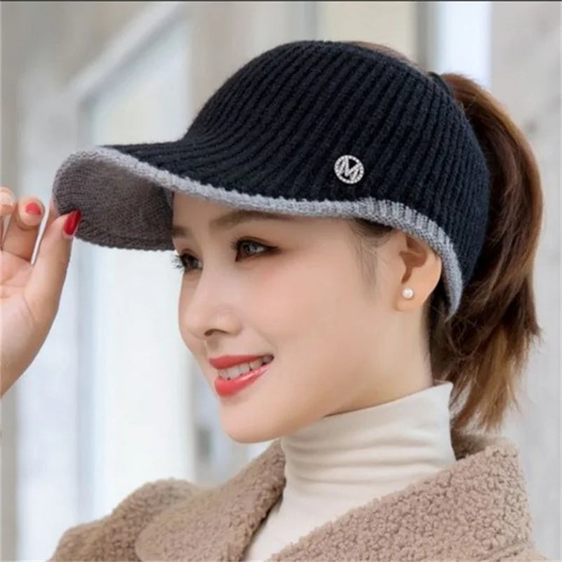 NEXT STREET Thermal Visor Knit Cap Hat