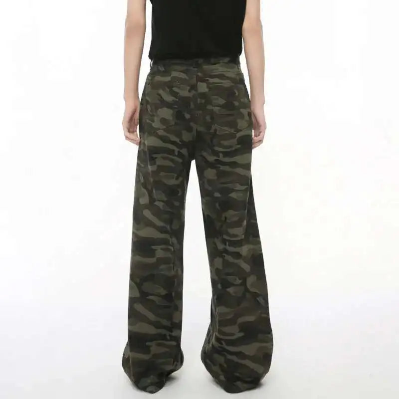 NEXT STREET Vintage Camo Wide-Leg Jeans