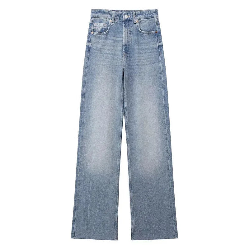 NEXT STREET Worn High Waist Jeans
