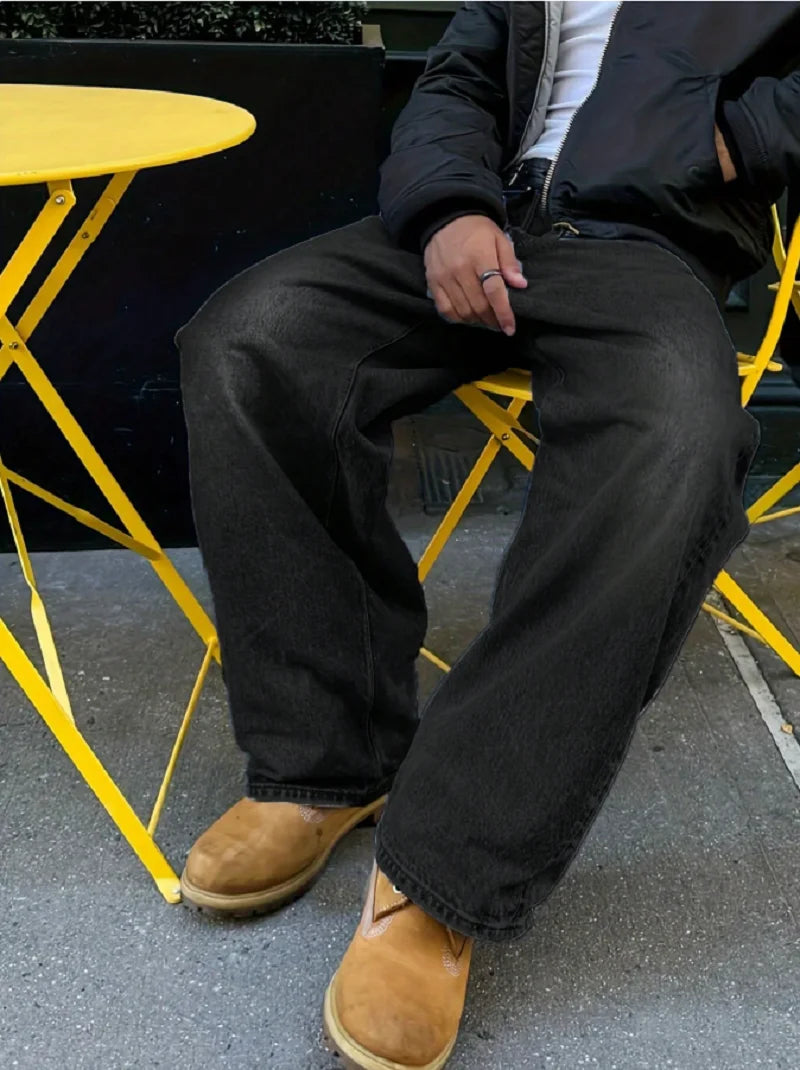 NEXT STREET Retro Loose Jeans