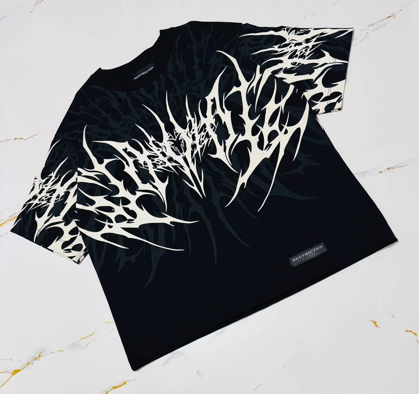 NEXT STREET Thorn Texture Y2K TEE