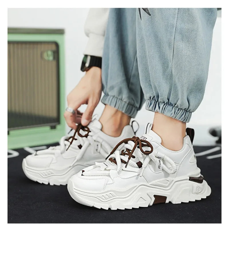 NEXT STREET White Platform Sneakers