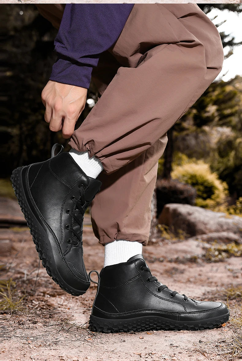 NEXT STREET Wide-Toe Mid Hiker Sneakers