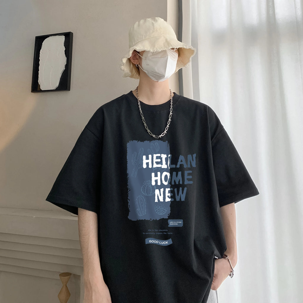 NEXT STREET Loose Tech-Print TEE