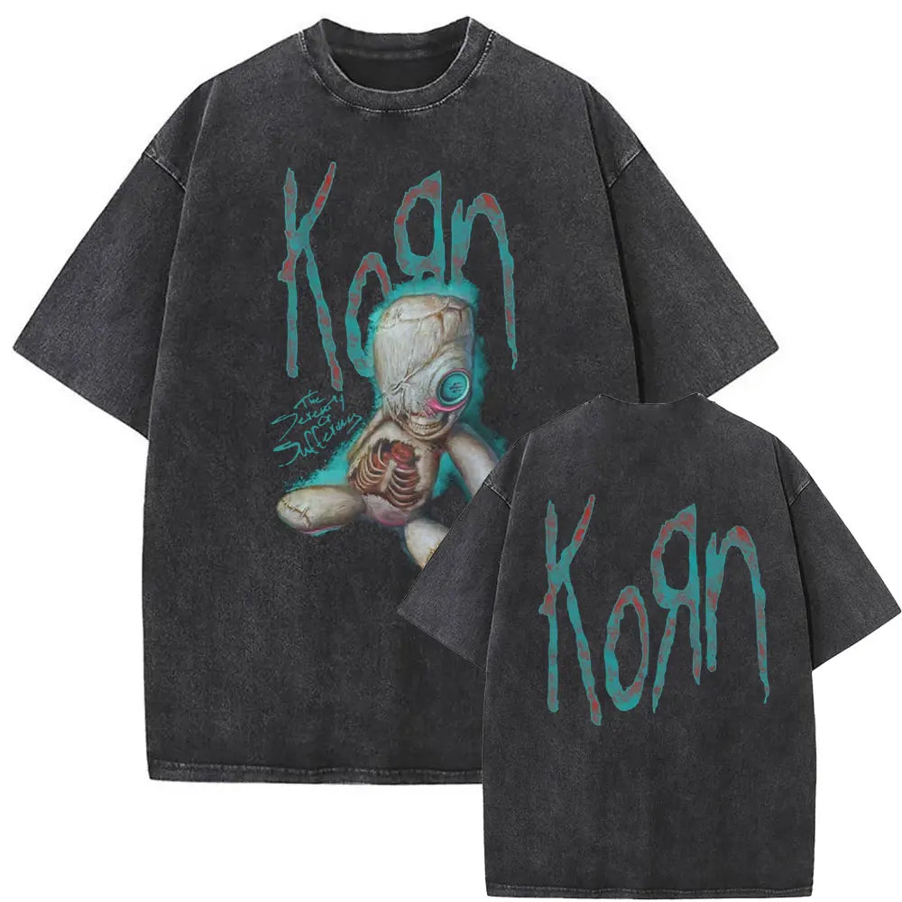 NEXT STREET Vintage Korn Graphic TEE