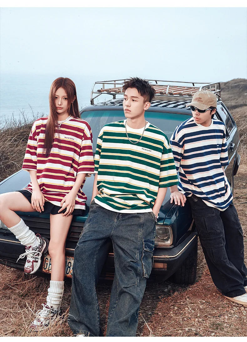 NEXT STREET Neo-Stripe TEE