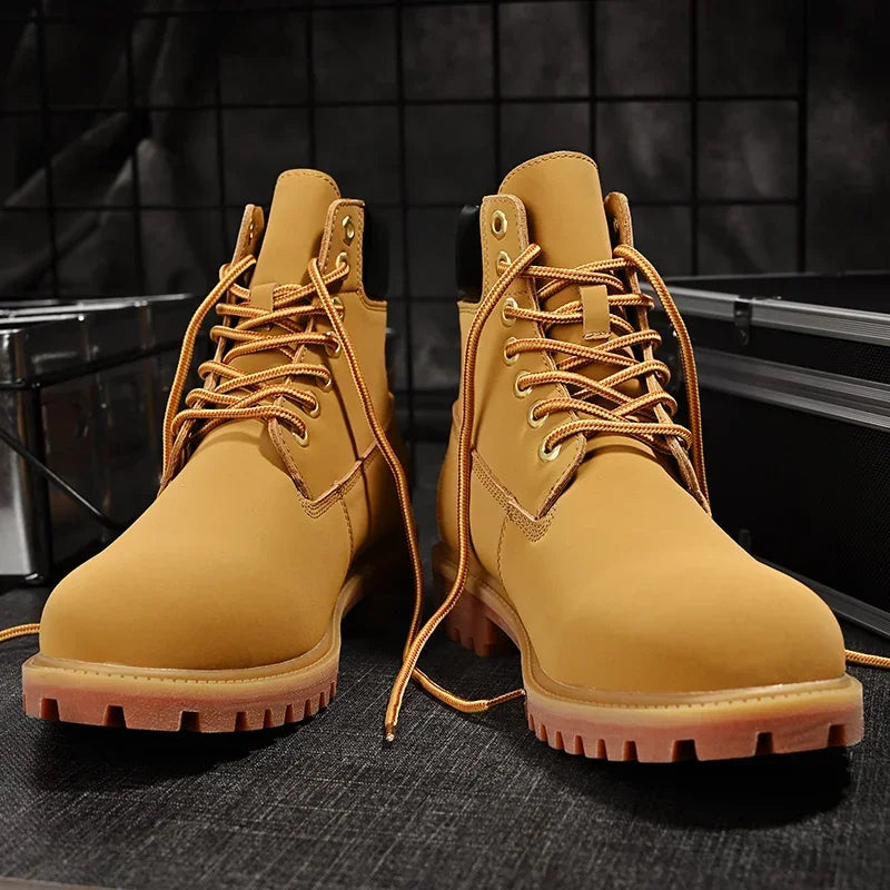 NEXT STREET Handmade Leather Work Boots