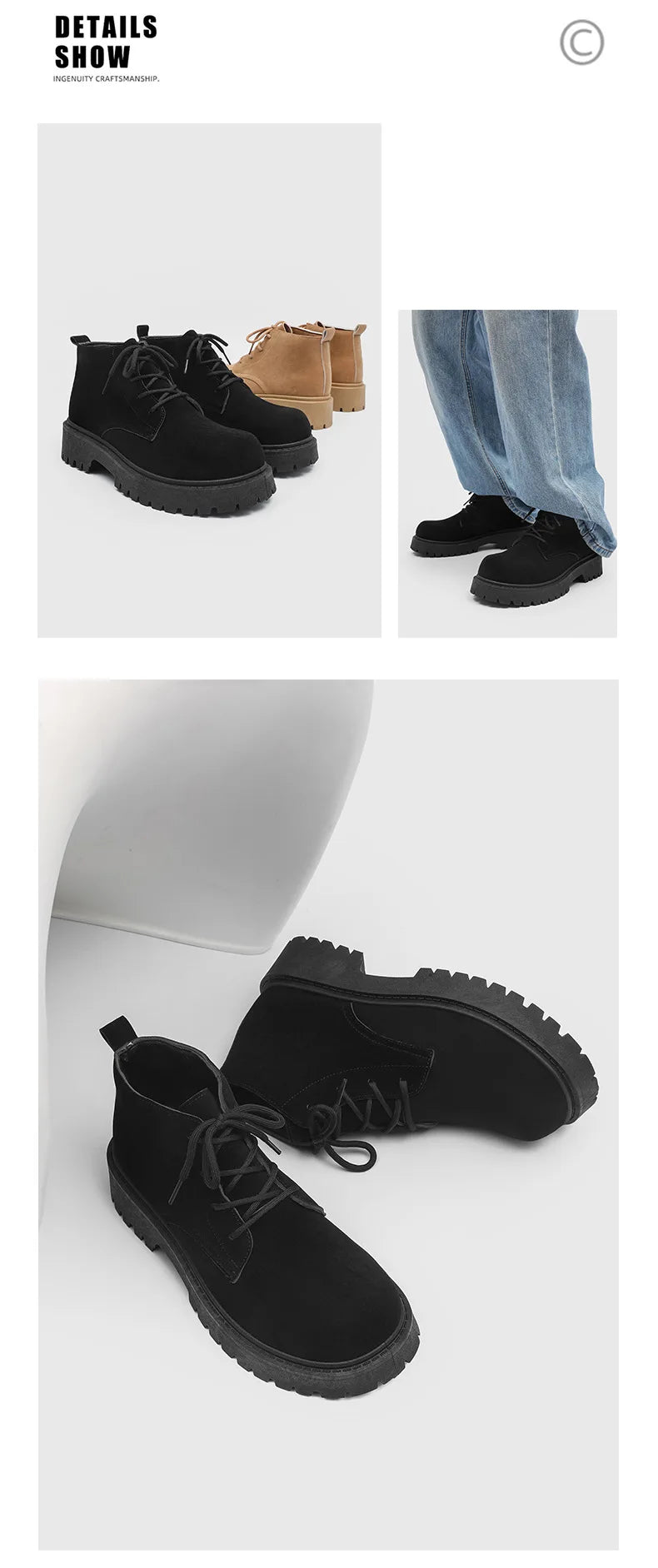 NEXT STREET Retro Platform Chelsea Boots