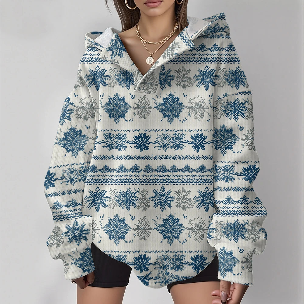 NEXT STREET Totem Y2K Oversized Hoodie