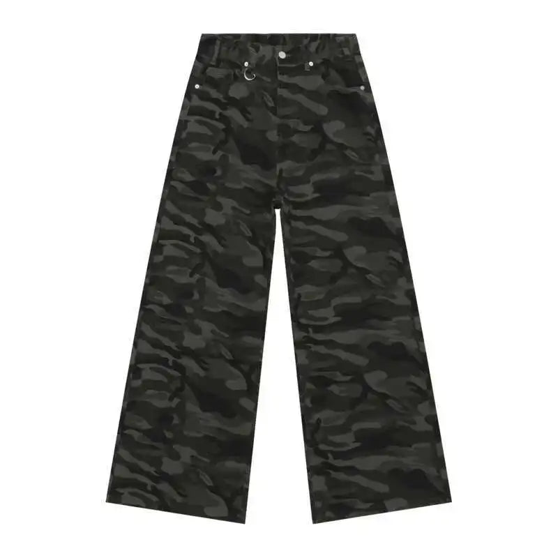 NEXT STREET Vintage Camo Wide-Leg Jeans