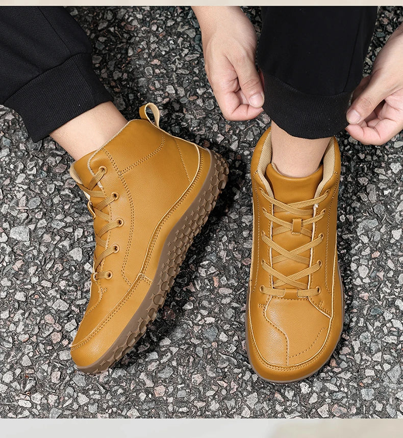 NEXT STREET Wide-Toe Mid Hiker Sneakers