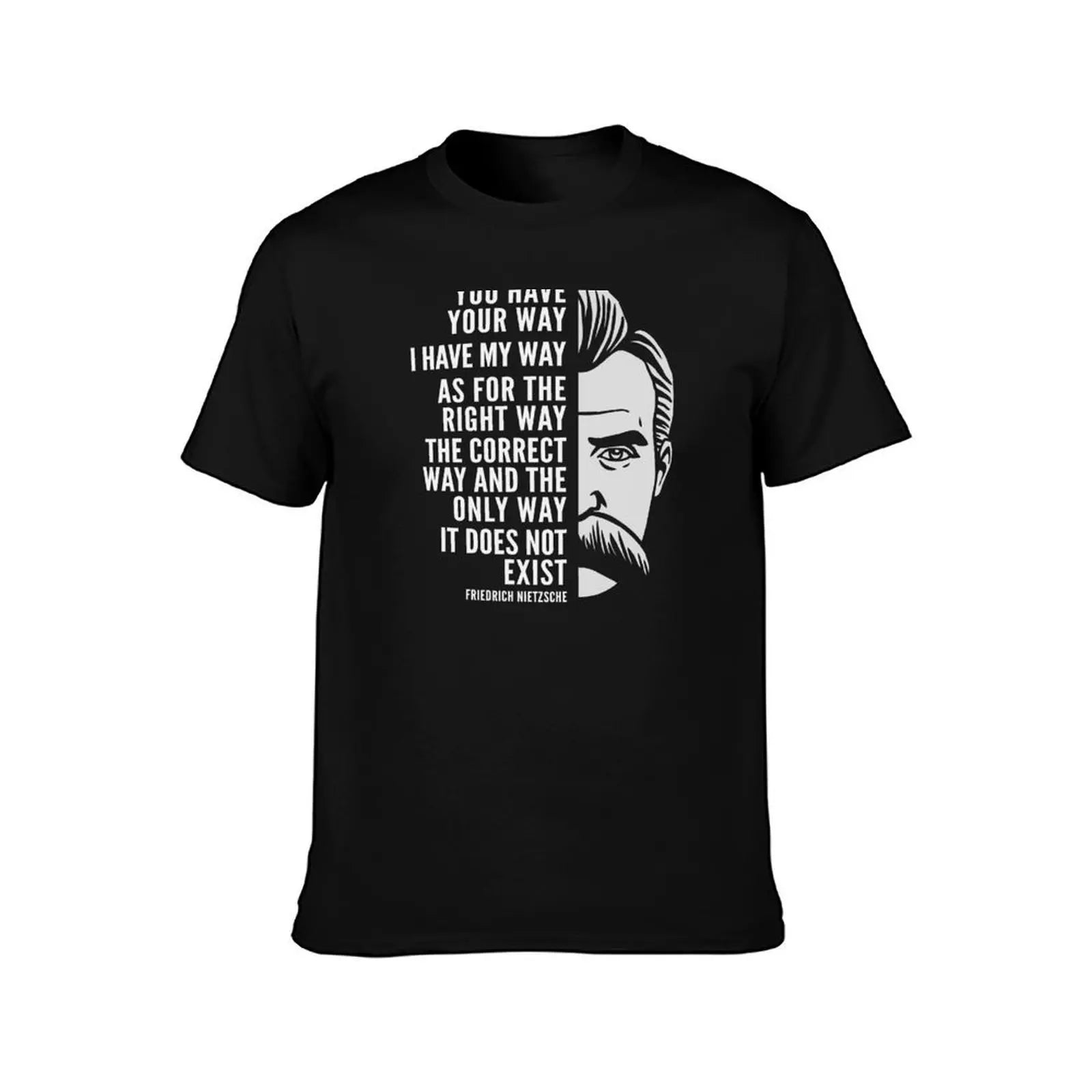 NEXT STREET Nietzsche Quote Tech TEE