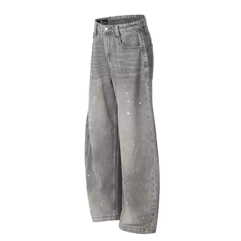 NEXT STREET Curved Knife Vintage Grey Jeans