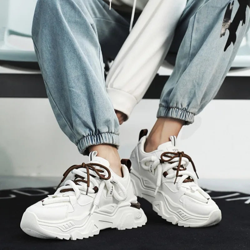 NEXT STREET White Platform Sneakers