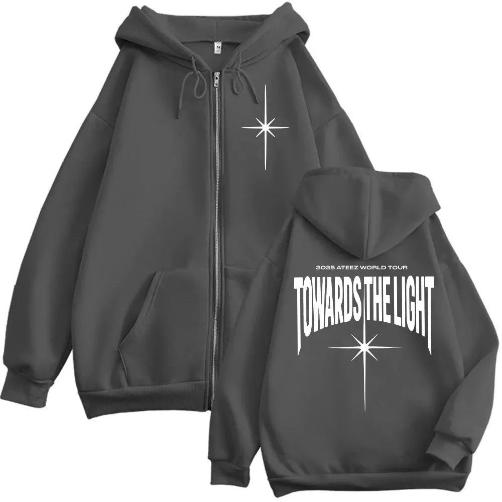 NEXT STREET ATEEZ World Tour Tech Zipper Hoodie