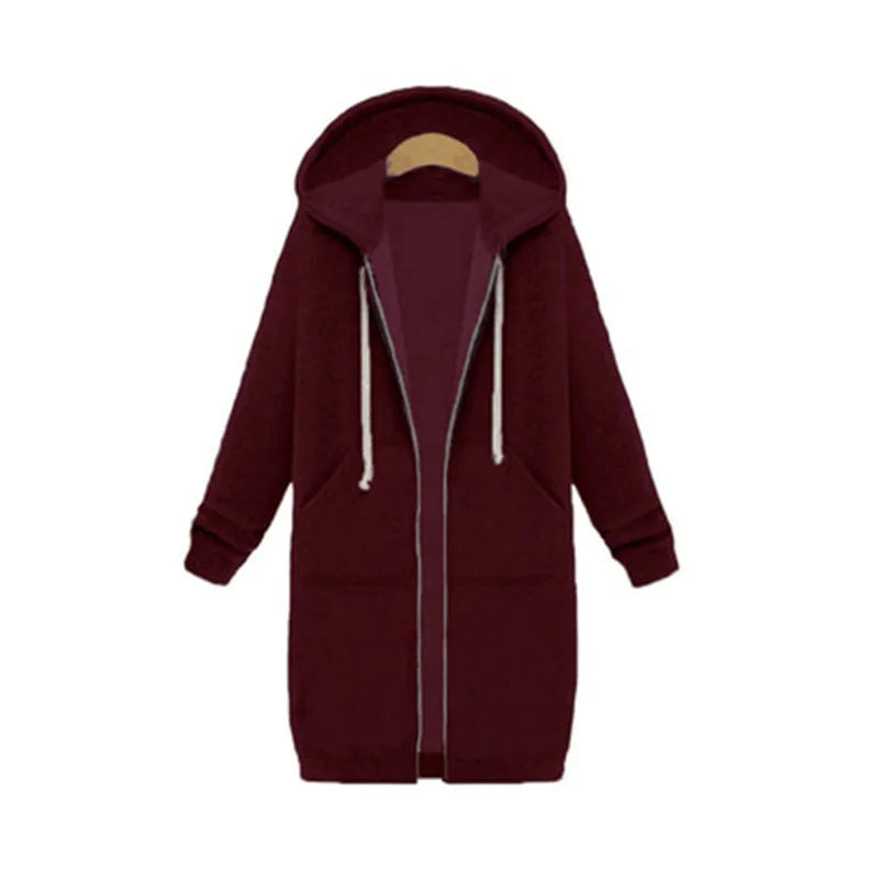 NEXT STREET Longline Hoodies Coat