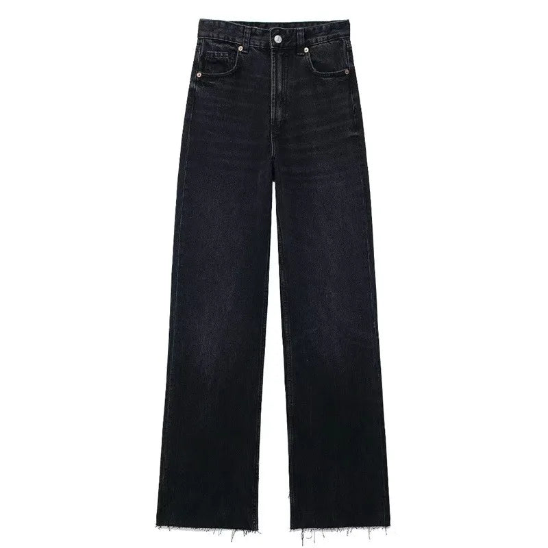 NEXT STREET Worn High Waist Jeans