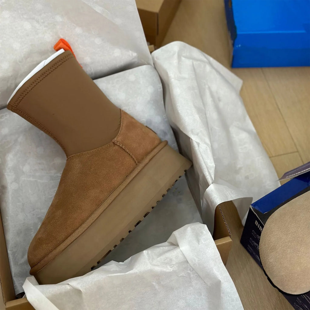 NEXT STREET Velvet Ankle Snow Boots