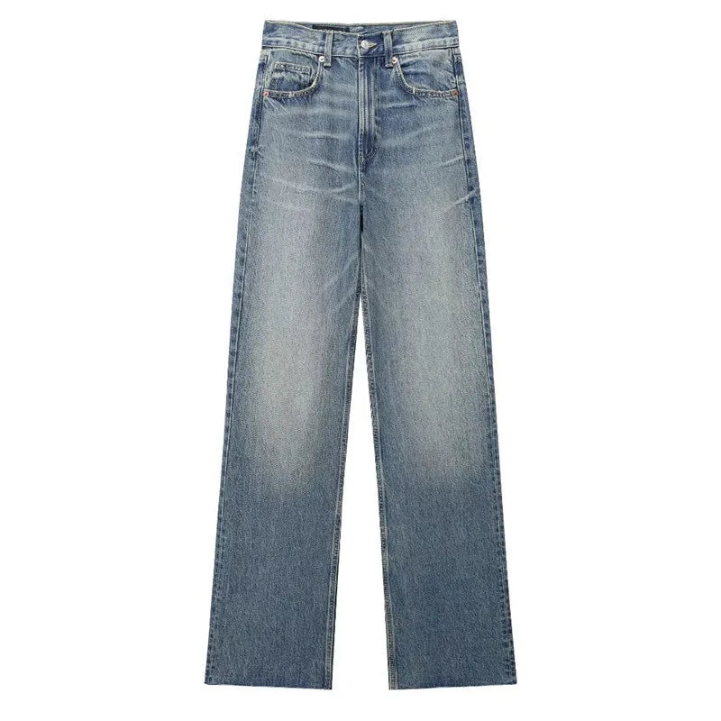 NEXT STREET Worn High Waist Jeans