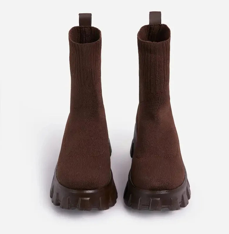 NEXT STREET Gravity Knit Platform Sneakers