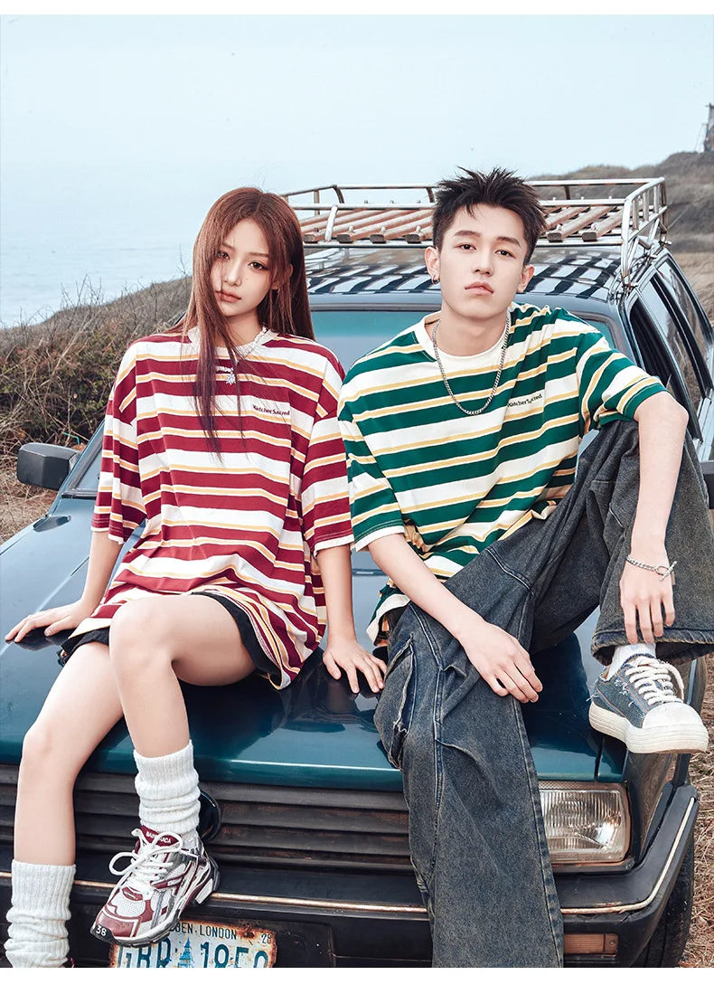 NEXT STREET Neo-Stripe TEE