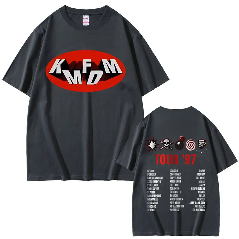 NEXT STREET KMFDM Tour 97 Tech Graphic TEE