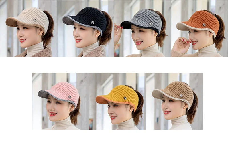 NEXT STREET Thermal Visor Knit Cap Hat