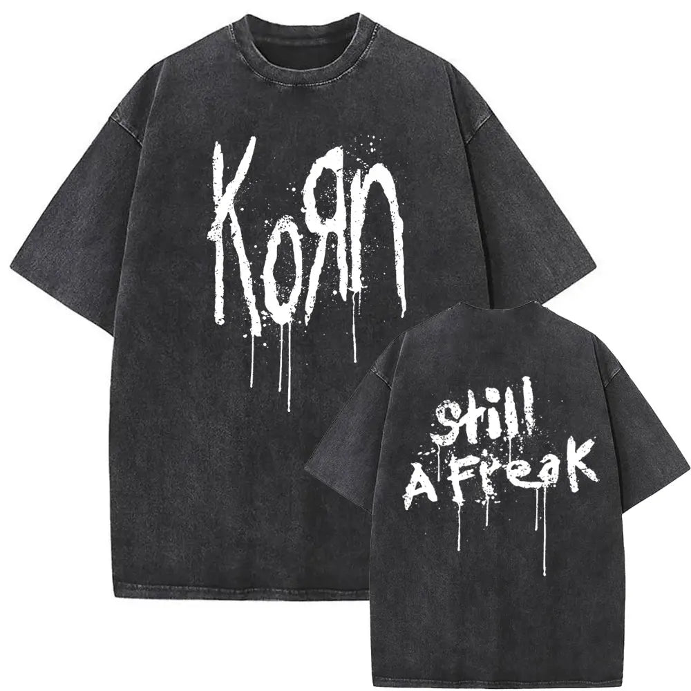NEXT STREET Vintage Korn Graphic TEE