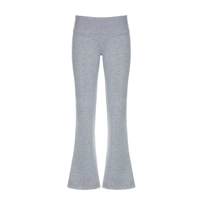 NEXT STREET Slim Low-Waist Flare Jogging Pant