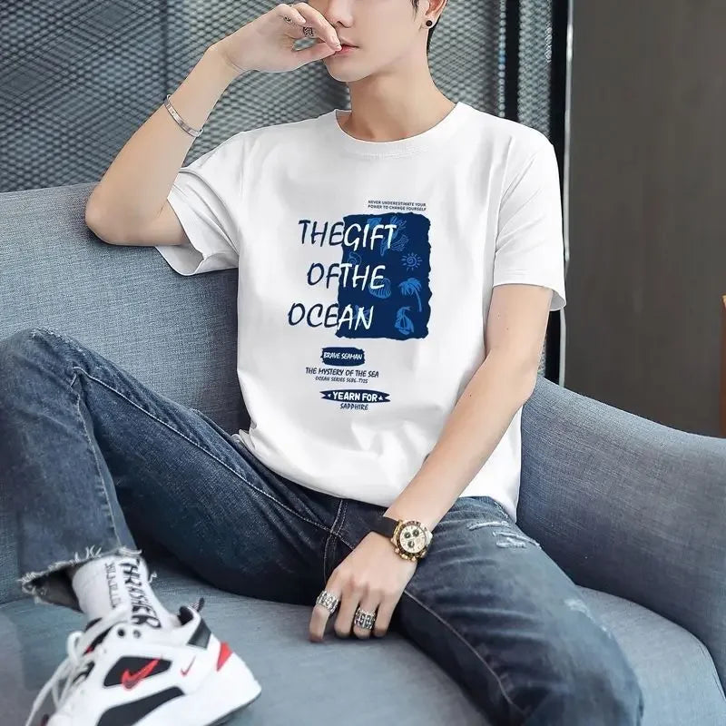 NEXT STREET Harajuku Print Tech TEE