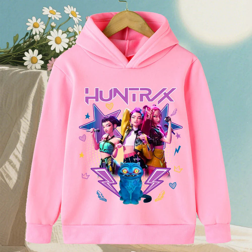 NEXT STREET Neon KPop Demon Hunter Hoodie