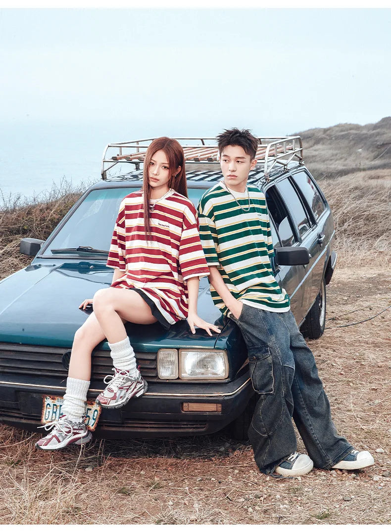 NEXT STREET Neo-Stripe TEE