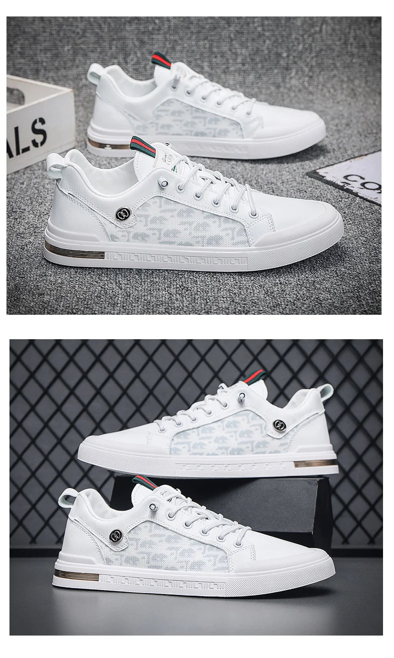 NEXT STREET White Flux Skate Sneakers