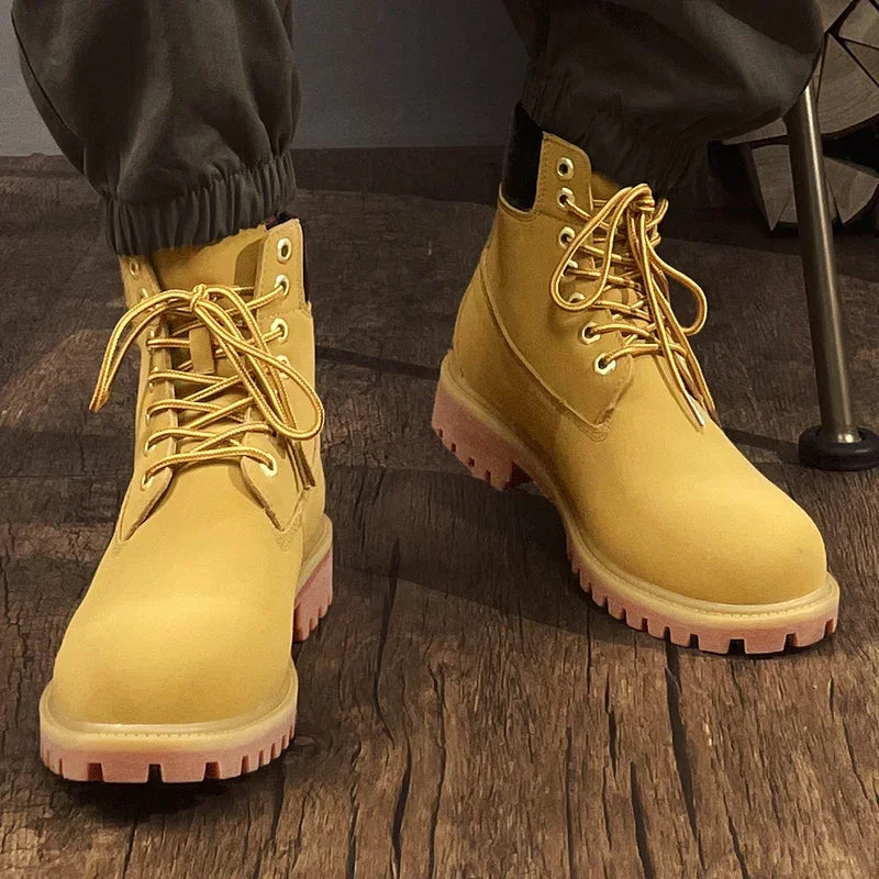 NEXT STREET Handmade Leather Work Boots