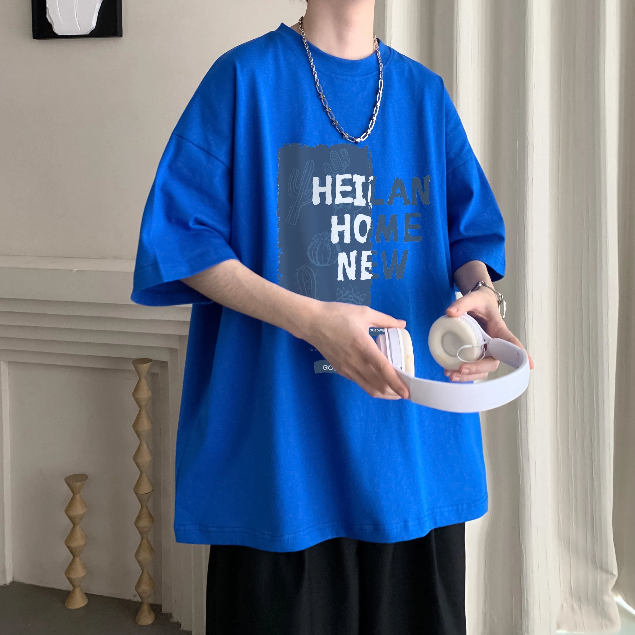 NEXT STREET Loose Tech-Print TEE
