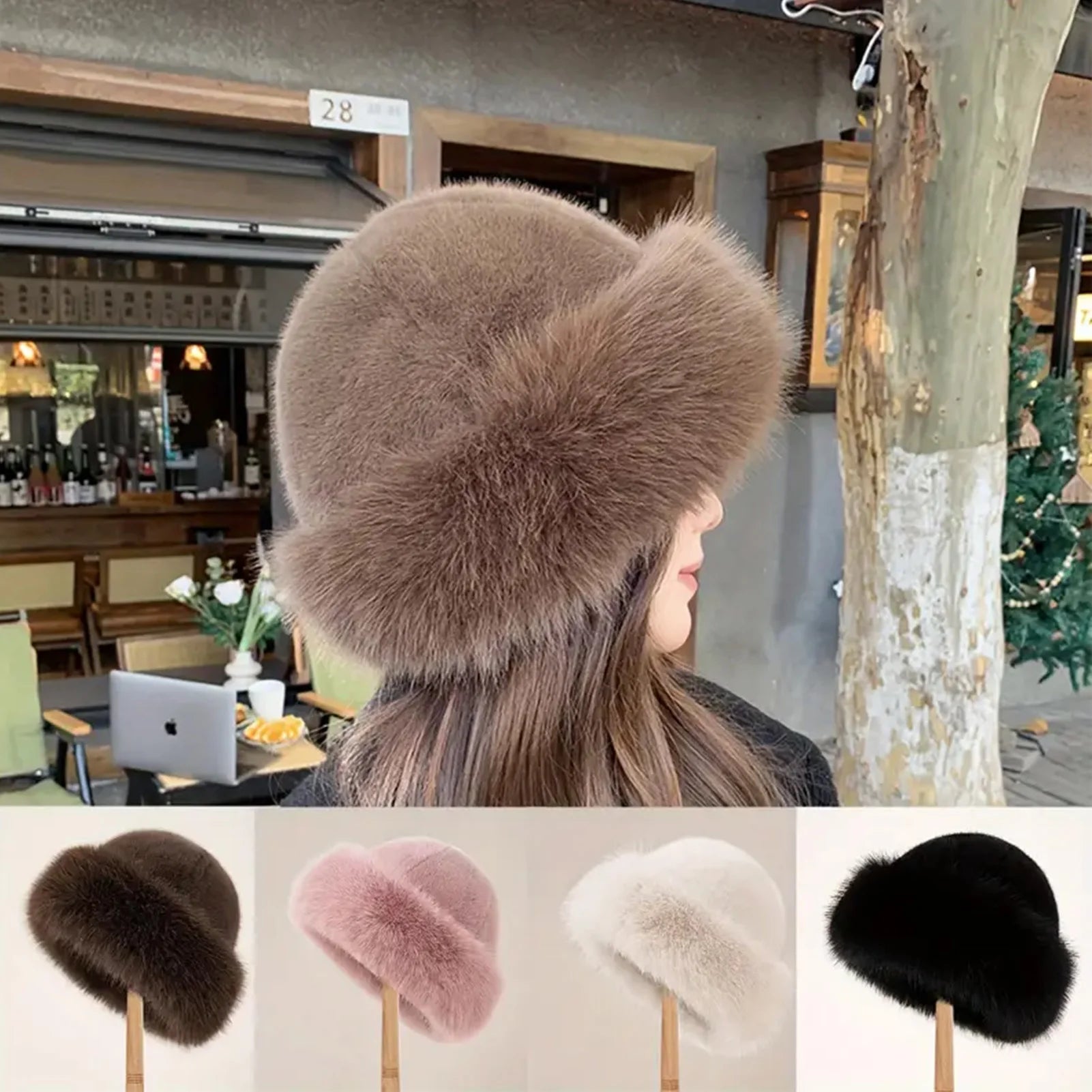 NEXT STREET Mongolian Furry Winter Hat