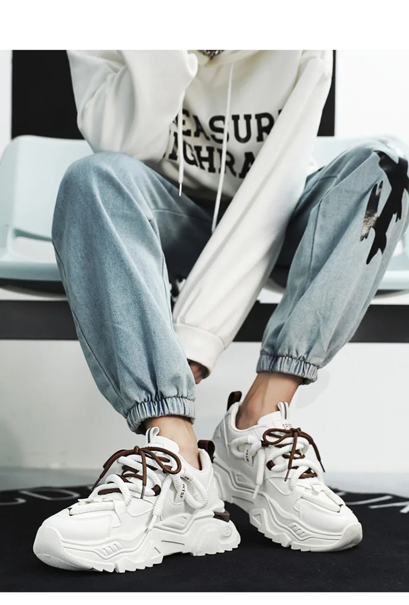 NEXT STREET White Platform Sneakers